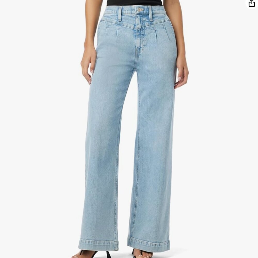 NWT HUDSON Jeans Jodie Carousel Wide Leg Petite Jean 32P